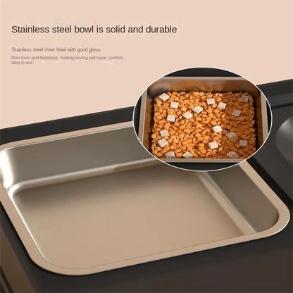 Adjustable Double Elevated Dog Bowls